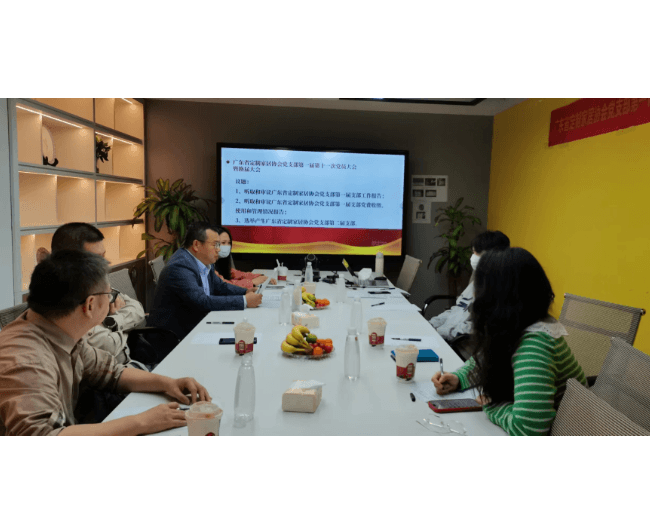 广东省定制家居协会党支部召开第一届第十一次党员大会暨换届大会